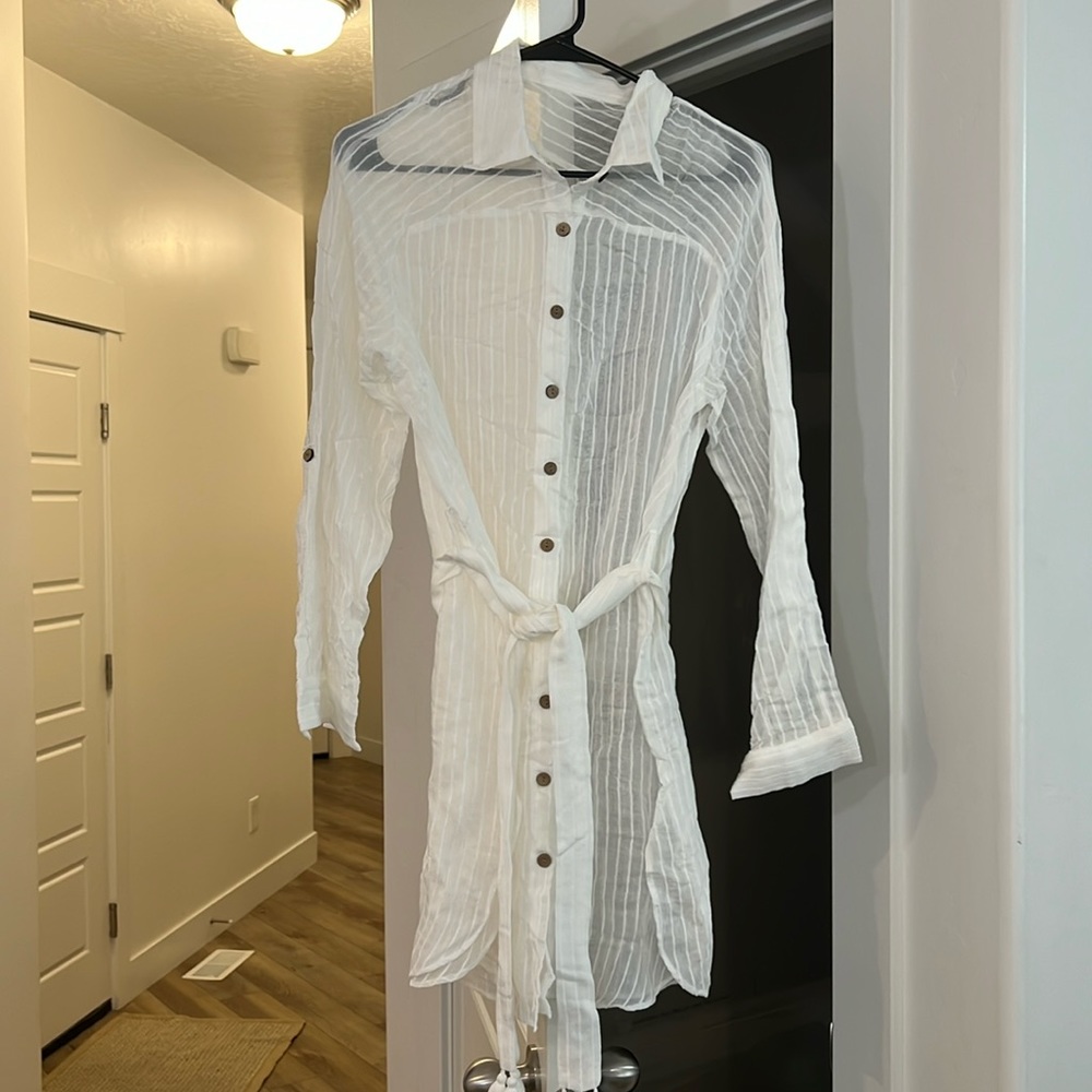 Button up dress